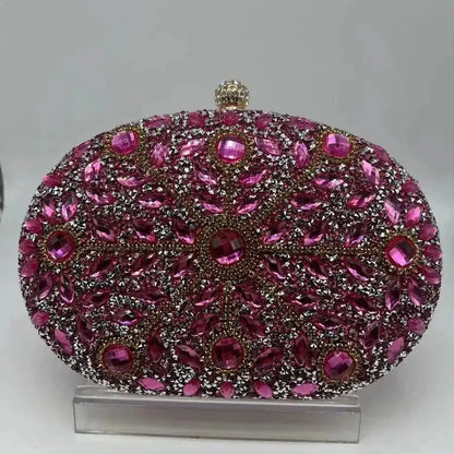 Sunflower Diamond-encrusted Dinner Bag Fashion Banquet Women's Clutch Bag Personality Dress Evening Bag WholesaleHQ