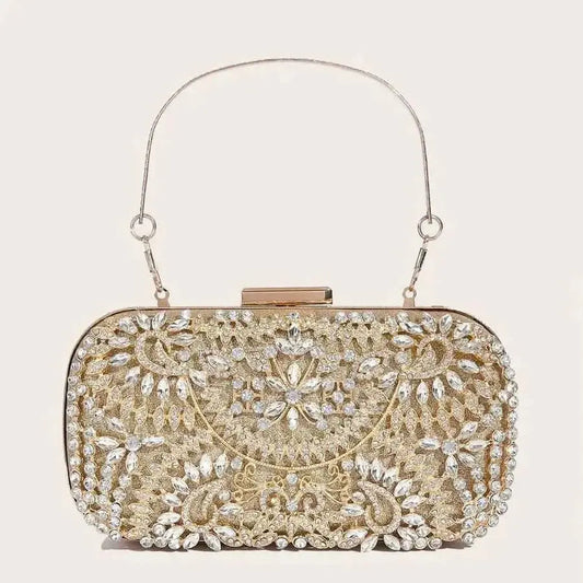 new diamond-embedded evening bag with cheongsam dress evening bag women's handbag explosion - Empire Rose