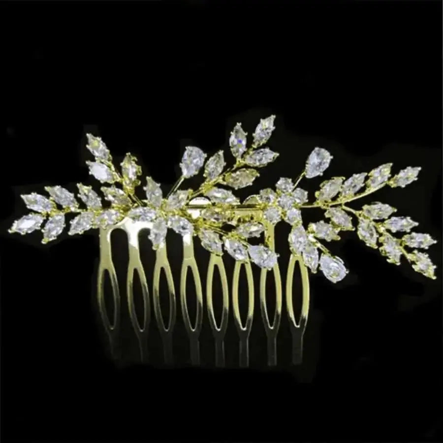 novel light luxury crystal hair comb wedding accessories fashion updo bridal insert comb headdress hair comb WholesaleHQ