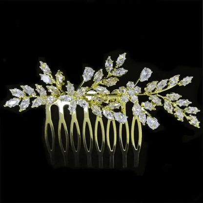 novel light luxury crystal hair comb wedding accessories fashion updo bridal insert comb headdress hair comb WholesaleHQ